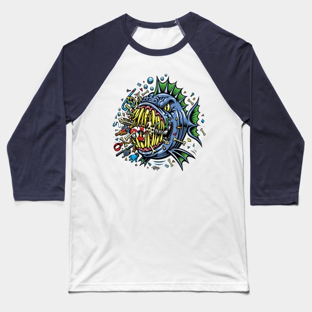 Badfish Baseball T-Shirt by jimbophillips